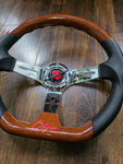 ORIGIN 文化 Wood Grain / Chrome/ Leather